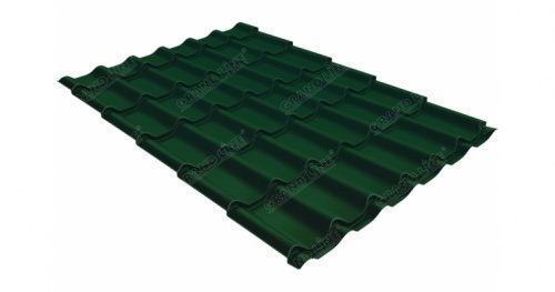 Металлочерепица Grandline Классик 0.45 Drap RAL 6005 зеленый мох