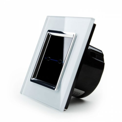 Сенсорный выключатель Livolo двухлинейный (белый) EQ-702-11