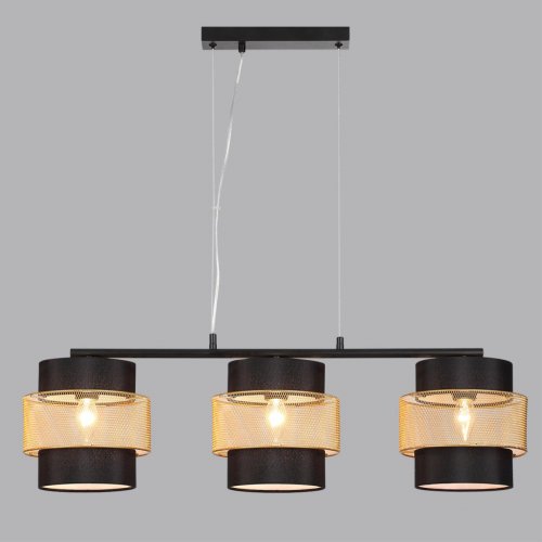 Подвес Lumion Animaisa цвет черный, золотой арт. 8003/3A  3*60W E27