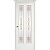 Межкомнатная дверь La Porte серия Classic модель 300.8 ясень бланко витраж с бевелсами Ажур