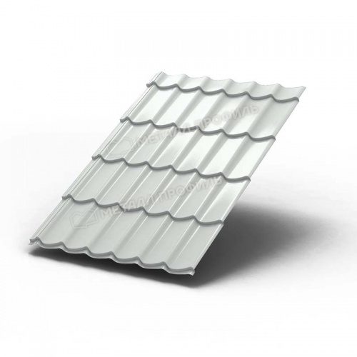 Металлочерепица МП Макси NormanMP (ПЭ-01-9003-0.5) 9003 Белый