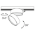 Трековый светильник Technical ONDA TR007-1-18W3K-W4K Трековый светильник Technical ONDA TR007-1-18W3K-W4K