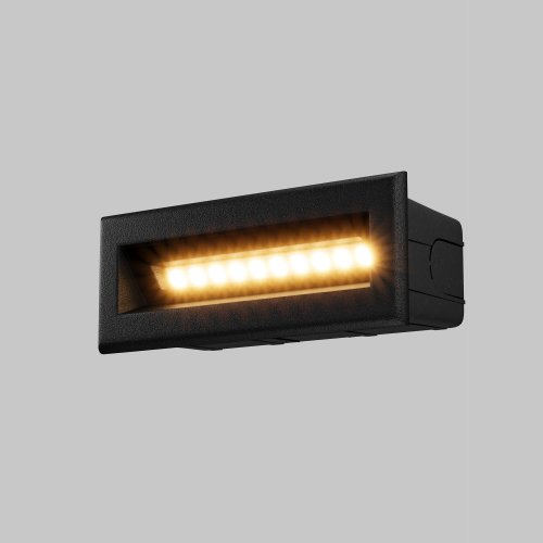 Подсветка для лестниц Outdoor O045SL-L5B3K Bosca черный 5W LED 3000K 60°