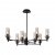 Люстра потолочная Lumion Madonna цвет черный, дымчатый арт. 6555/9C  9*40W E14