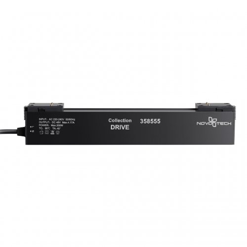Драйвер 200W 48V черный Novotech, арт. 358555