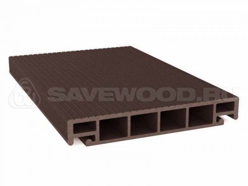 Террасная доска Savewood Standard Salix терракот 6000х163x25 мм