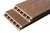 Террасная доска T-DECKS Premium 3D Light Classic 3000х150х20мм, цвет орех