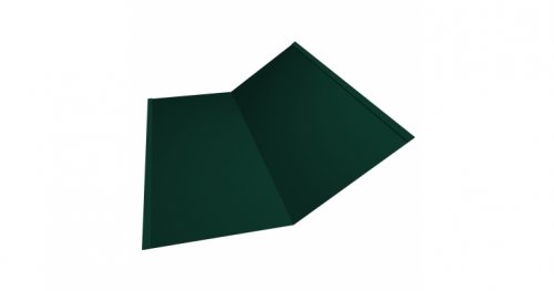 Планка ендовы нижней 300х300 0.45 PE с пленкой RAL 6005 зеленый мох (2м)