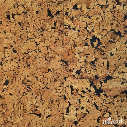 Пробковое настенное покрытие IberCork 600х300 мм/1,98 м2 Лерида Негро