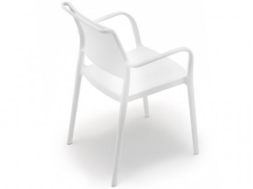 Кресло пластиковое Ara белый