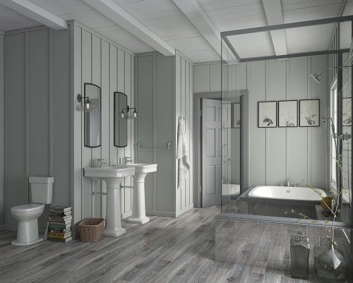 Виниловая плитка ПВХ Stone Floor SPC Дуб Каньон