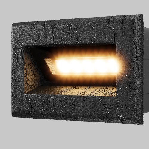 Подсветка для лестниц Outdoor O045SL-L3B3K Bosca черный 3W LED 3000K 65°