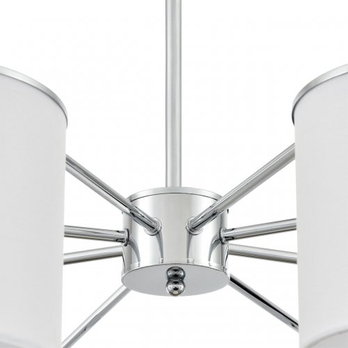 Люстра потолочная Lumion Suntori цвет хром, белый арт. 6591/8  8*40W E14