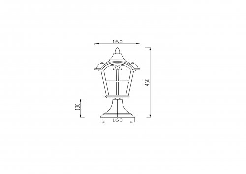 Ландшафтный светильник Outdoor Albion O413FL-01GB