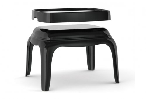 Стол-пуф пластиковый Pasha черный