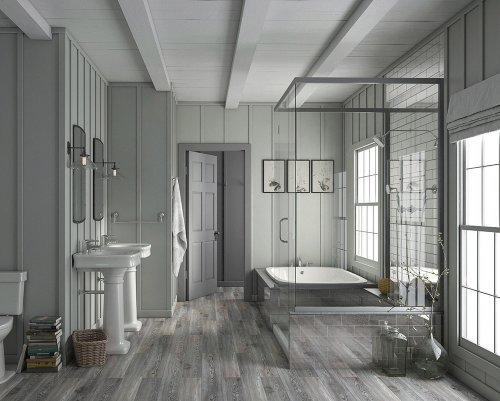 Виниловая плитка ПВХ Stone Floor SPC Дуб Каньон