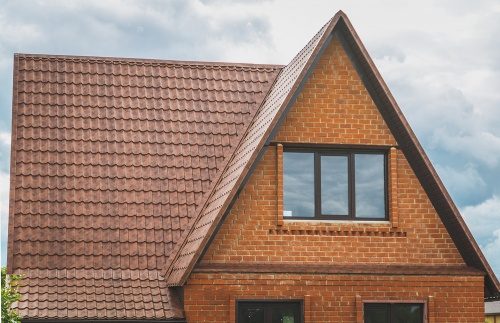 Металлочерепица Grandline Классик 0.5 Rooftop Бархат RAL 7024 мокрый асфальт