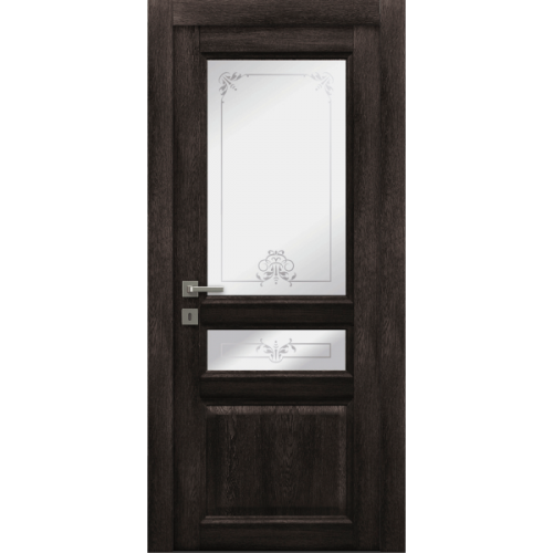 Межкомнатная дверь La Porte серия Master модель 400.3 конго стекло Виола