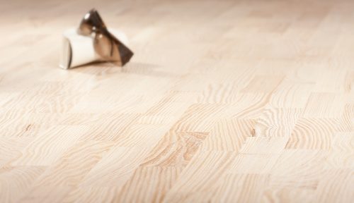 Паркетная доска Грабо Viking Ясень брашированный белый лак