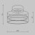 Потолочный светильник Maytoni Dress code MOD348CL-L18BBS3K 18W черный/латунь
