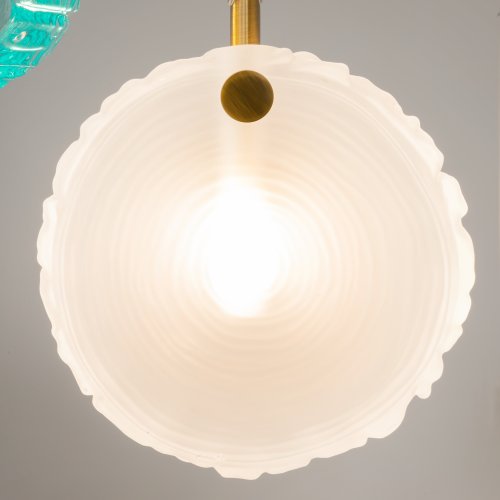 Подвесной светильник Maytoni Frozen MOD254PL-07BS 28W латунь