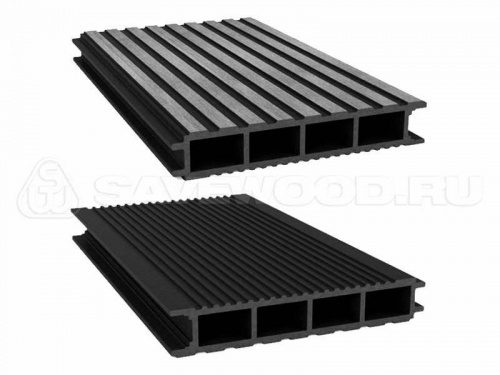 Террасная доска Savewood Standard Ulmus черный 6000х148x25 мм