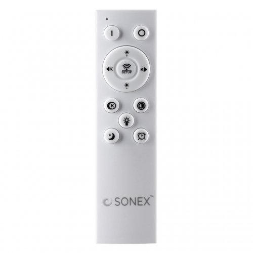 Светильник подвесной D500, с пультом ДУ Sonex Angelo 7720/48L 48W прозрачный/золотой