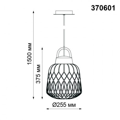 Ландшафтный подвес Novotech Conte 370601 E27 60 Вт