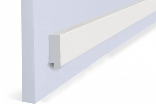 Финишный молдинг под покраску Hiwood LF124B NP 2700x31x12