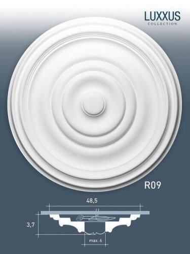 Розетка потолочная Orac decor R09