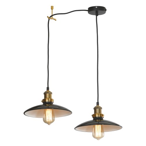Подвесной светильник Lussole Glen Cove LSP-9604-2 60W черный