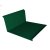 Планка примыкания нижняя 20х122х260х15 0.5 Satin с пленкой RAL 6005 зеленый мох (2м) Планка примыкания нижняя 20х122х260х15 0.5 Satin с пленкой RAL 6005 зеленый мох (2м)