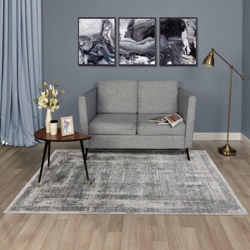 Турецкий ковер Trendy 5982B Cream/L.Grey 1,7x1,2 м прямоугольный