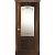 Межкомнатная дверь La Porte серия Classic модель 300.2 красное дерево контур с заливкой Мираж