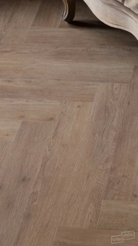Виниловый ламинат Vinilam SPC VinilPol Herringbone 7 мм 9965 Паркет Бруно (1,355 м2)
