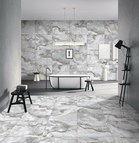 Керамогранит Primavera Honey Onyx Bianco Polished PR214 60x120 см