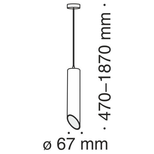 Подвесной светильник Technical Lipari P027PL-01W