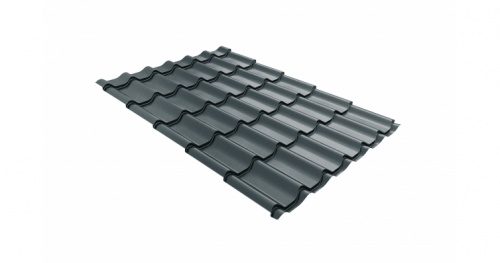 Металлочерепица Grandline Классик 0.45 Drap RAL 7016 антрацитово-серый