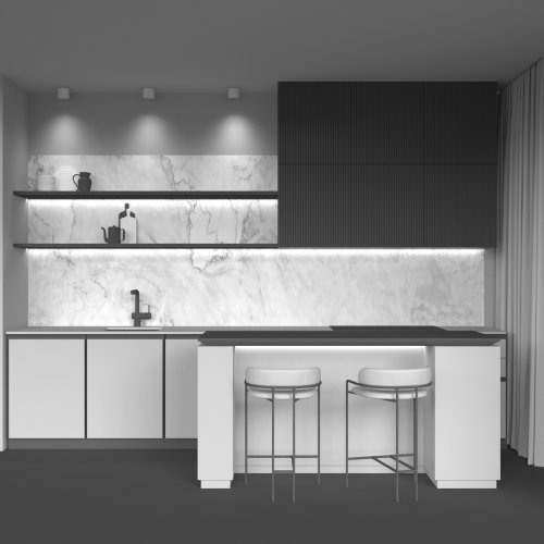 Потолочный светильник Technical Alfa LED C064CL-01-15W4K-D-RD-WB 15W бело-черный