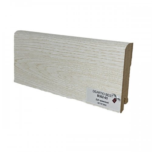 Плинтус МДФ Deartio B302-03 Дуб кремовый 80х16х2050