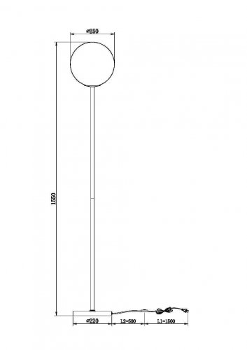 Напольный светильник (торшер) Maytoni Ring MOD013FL-01W