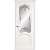 Межкомнатная дверь La Porte серия Classic модель 300.5 ясень бланко контур с заливкой Сиена