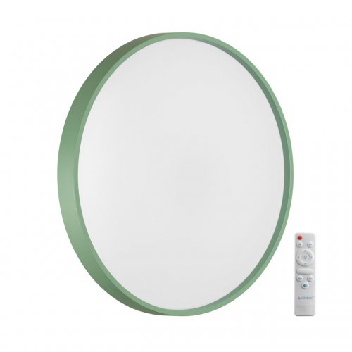 Настенно-потолочный светодиодный светильник Sonex Color, арт.7743/EL 70W белый/зеленый 3000-6000K, с пультом ДУ