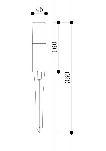 Ландшафтный светильник Outdoor Talpa O416FL-L3GR3K