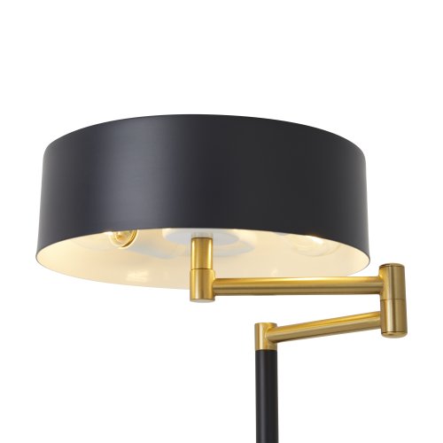 Настольный светильник Freya Izza FR4008TL-02BBS 60W черный/латунь