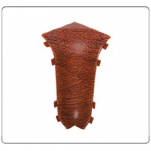 Угол внутренний для плинтуса ПВХ Идеал Классик в цвет 55x22