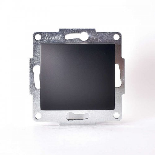 Механизм выкл. 1-кл. СП KARINA 10А IP20 черн. бархат LEZARD 707-4288-100