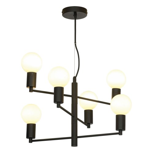 Подвесной светильник Lussole Huron LSP-8156-W 6W черный