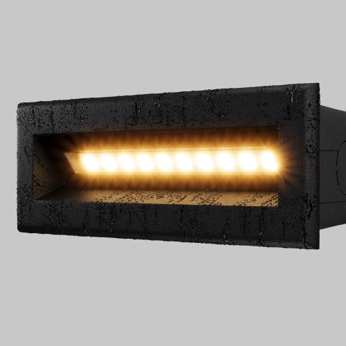 Подсветка для лестниц Outdoor O045SL-L5B3K Bosca черный 5W LED 3000K 60°