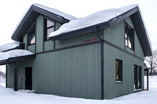 Крюк короткий Grand Line 125 мм RAL 7024 мокрый асфальт